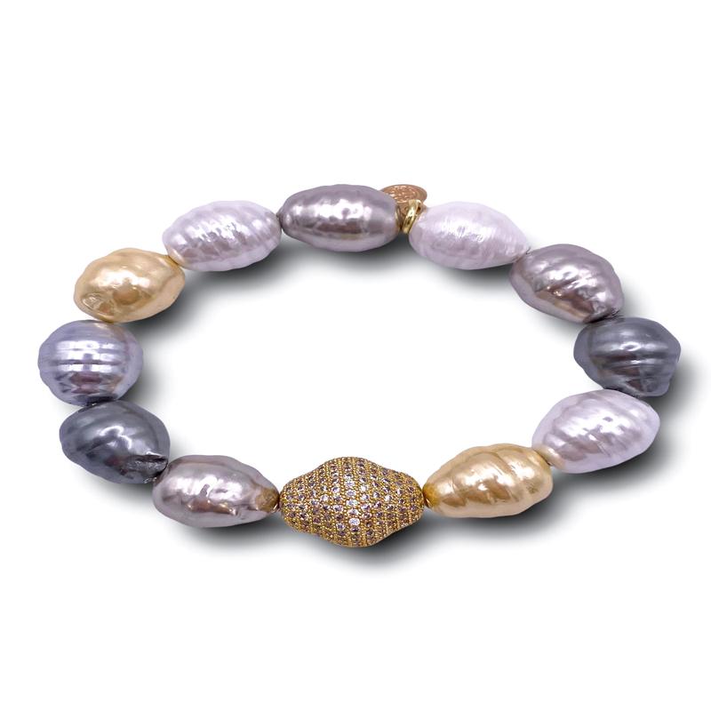 BudhaGirl Isabel Bracelet - Multi Pearl - DOORBUSTER
