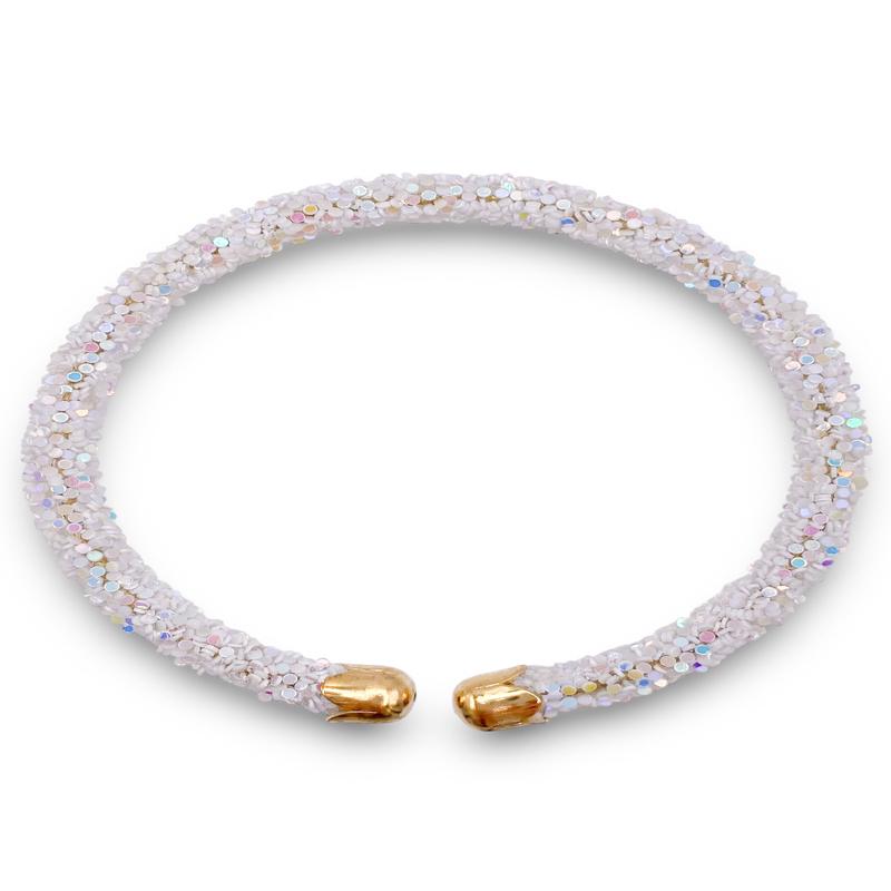 DOORBUSTER - So Glam Bracelet - White | Taylor Shaye