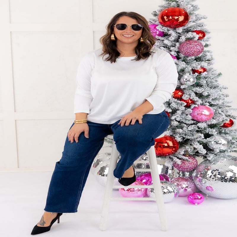 Finding The Balance Blouse - Off White - FINAL SALE