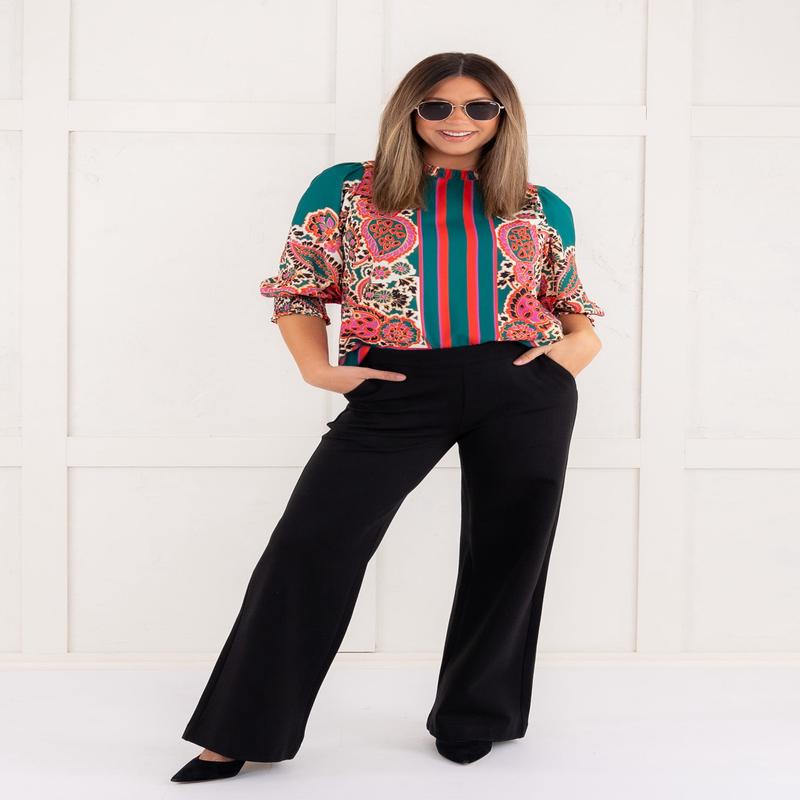 Gather Long Sleeve Blouse - FINAL SALE