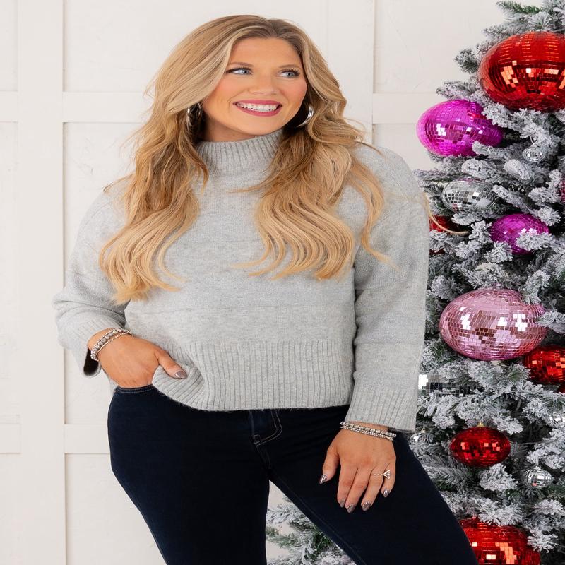 Holiday Social Mock Neck Sweater | Tribal - FINAL SALE