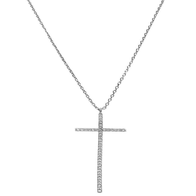 At The Cross Silver Necklace - FINAL SALE