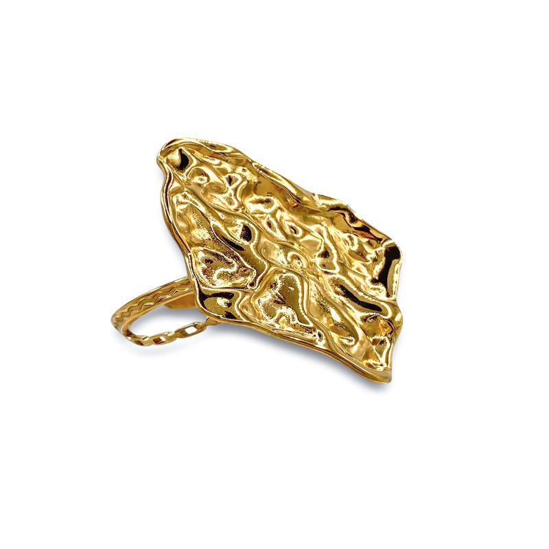 DOORBUSTER Mastermind Gold Adjustable Ring