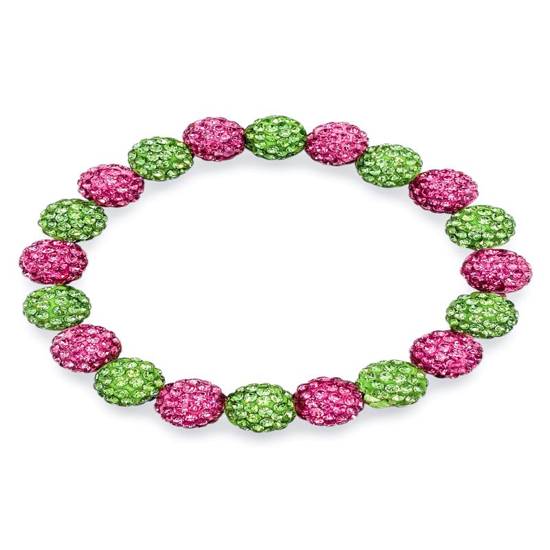 Feeling Sweet Bracelet - Pink/Green - FINAL SALE