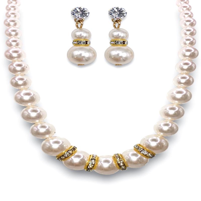Perfect Night Pearl Necklace Set