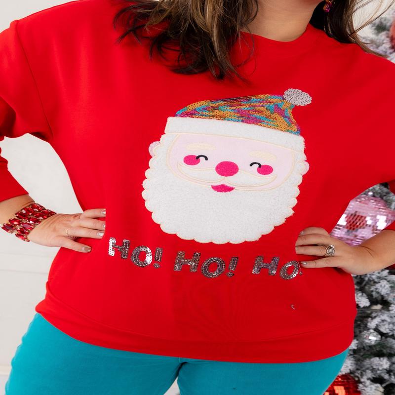 Santa Long Sleeve Sweatshirt - FINAL SALE