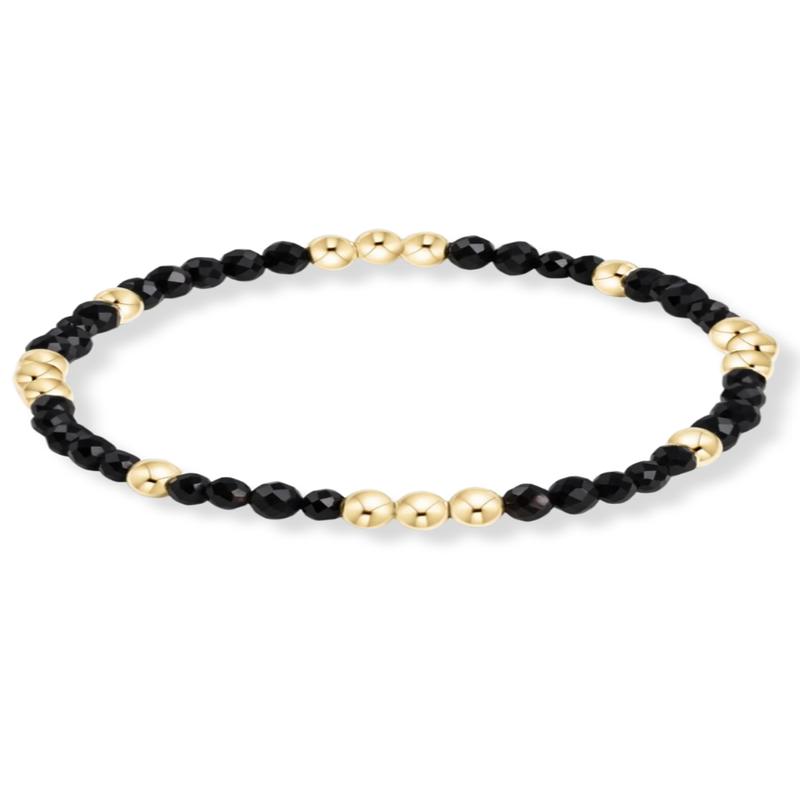 enewton Worthy Pattern Onyx 3mm Bead Bracelet