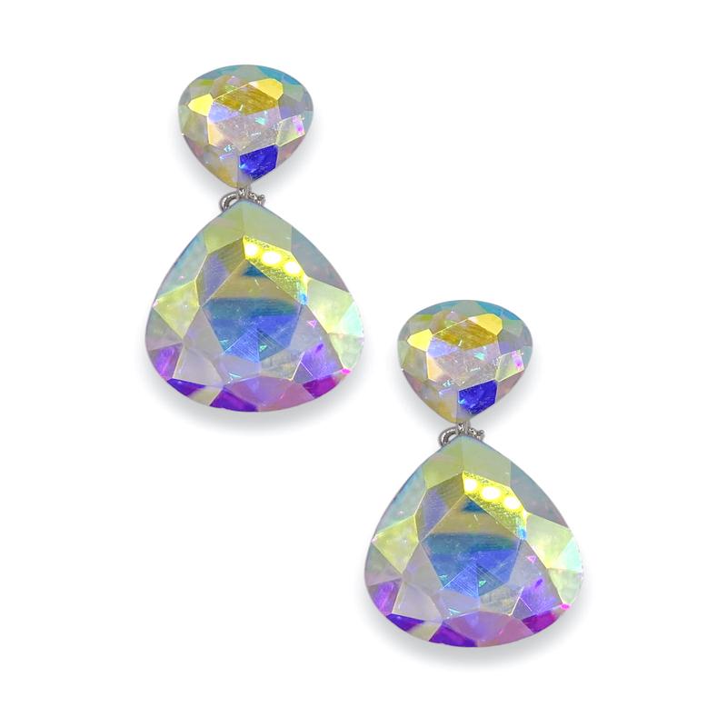 Diamond In The Sky Abalone Drop Earrings - FINAL SALE