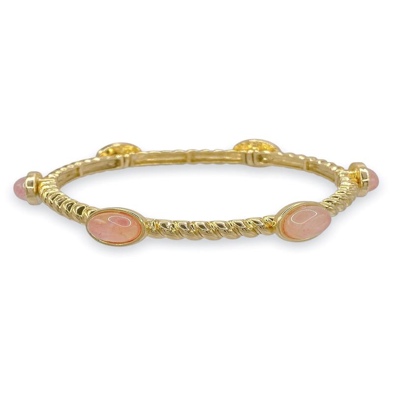 Level Up Pink Stretch Bracelet *Final Sale*