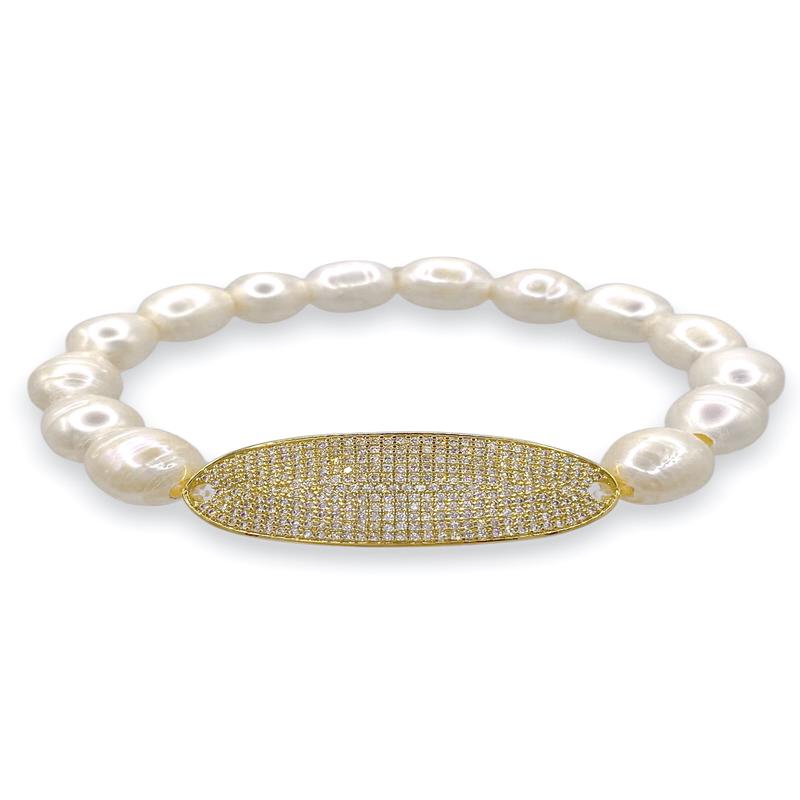 Virtue So Indifferent Pearl Beaded Bracelet