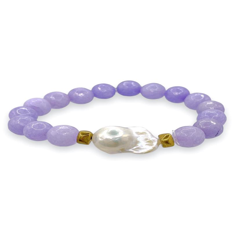 Virtue The Kylie Lavender Pearl Luxe Bracelet