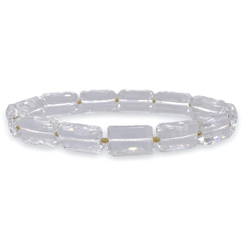 You Should Be Here Clear Beaded Bracelet