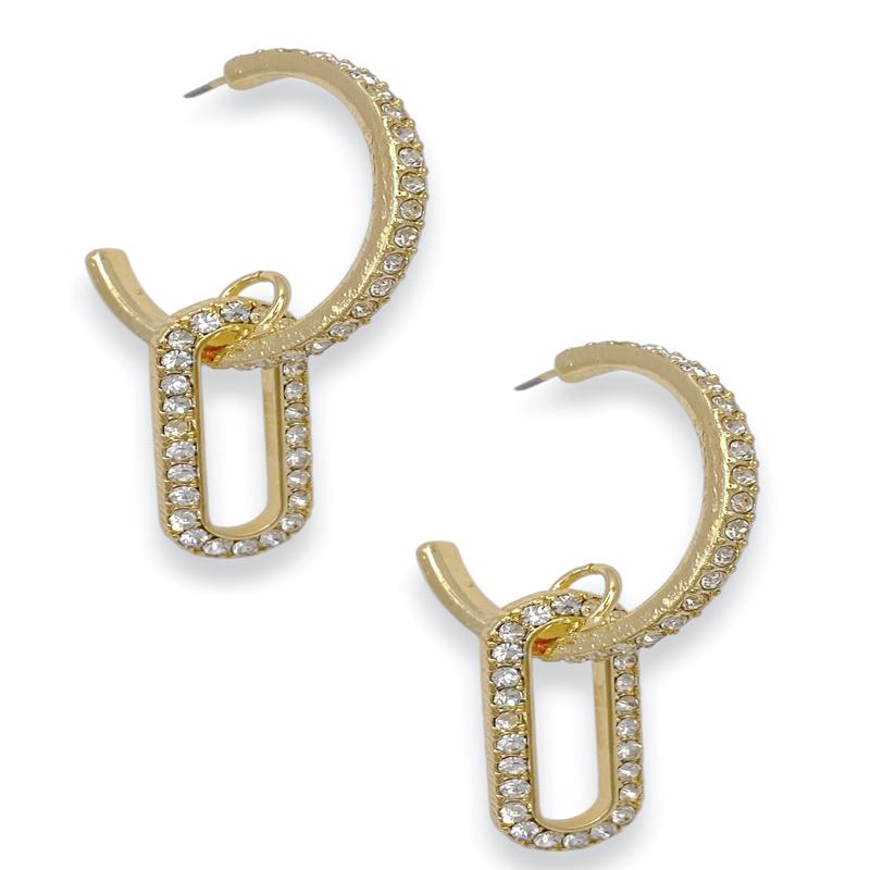 Zoey Gold Hoop Earrings