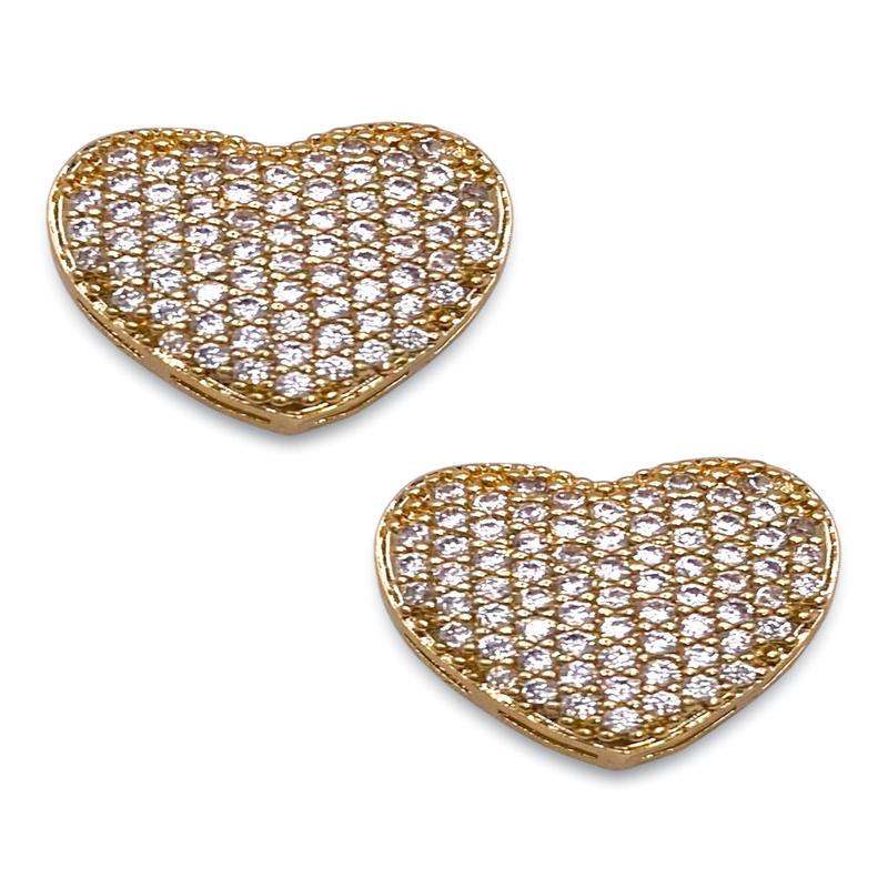 All My Love Heart Stud Earrings