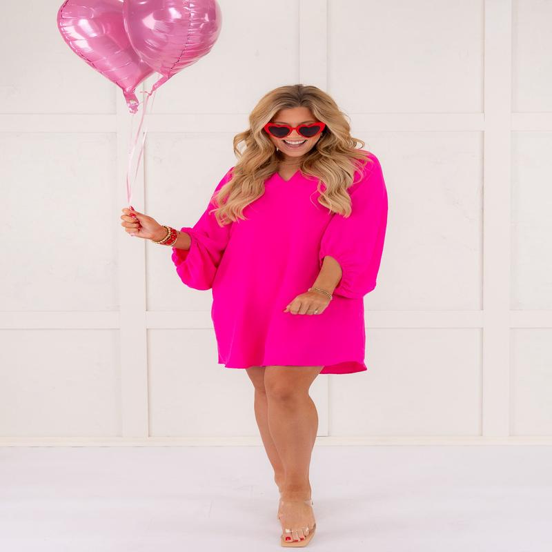 Celia V-Neckline Dress