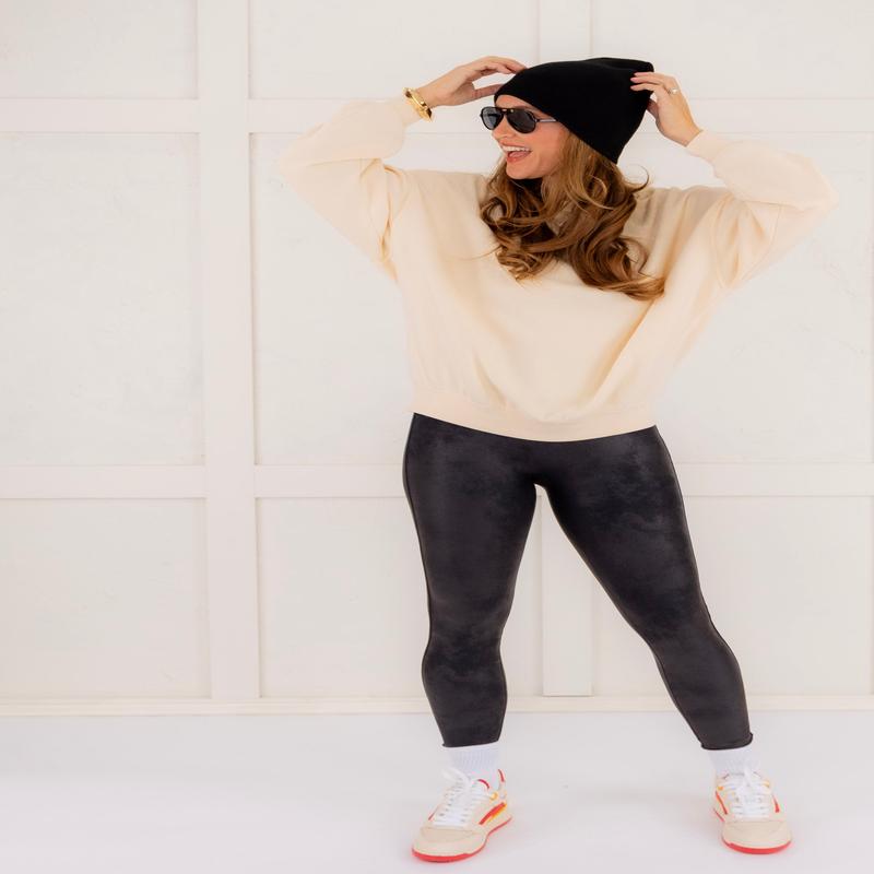 Everything Just Stops Sweatshirt In Alpaca