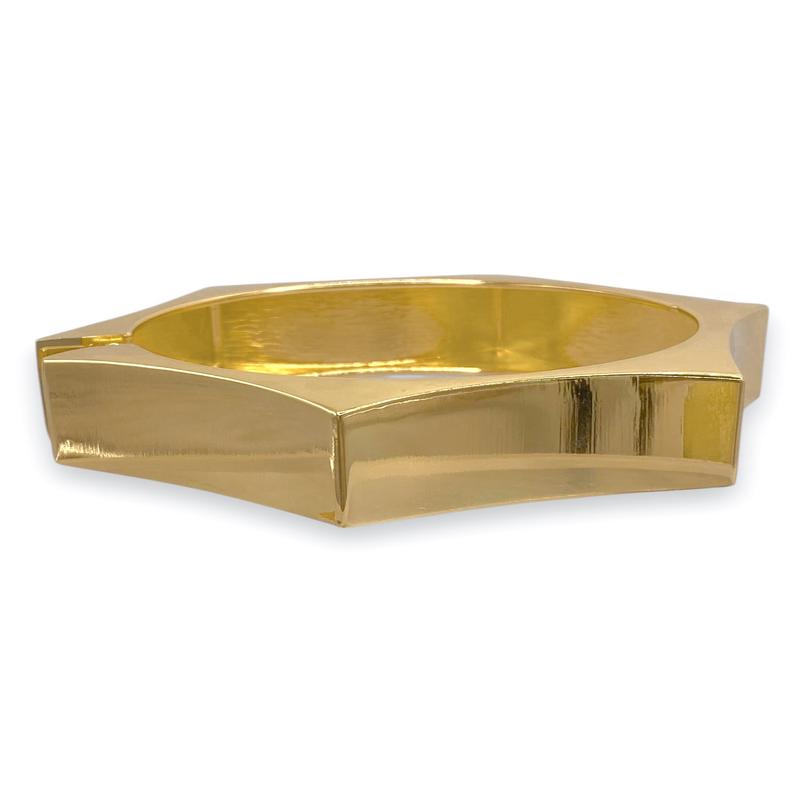 Looking Sharp Gold Bangle Bracelet - FINAL SALE