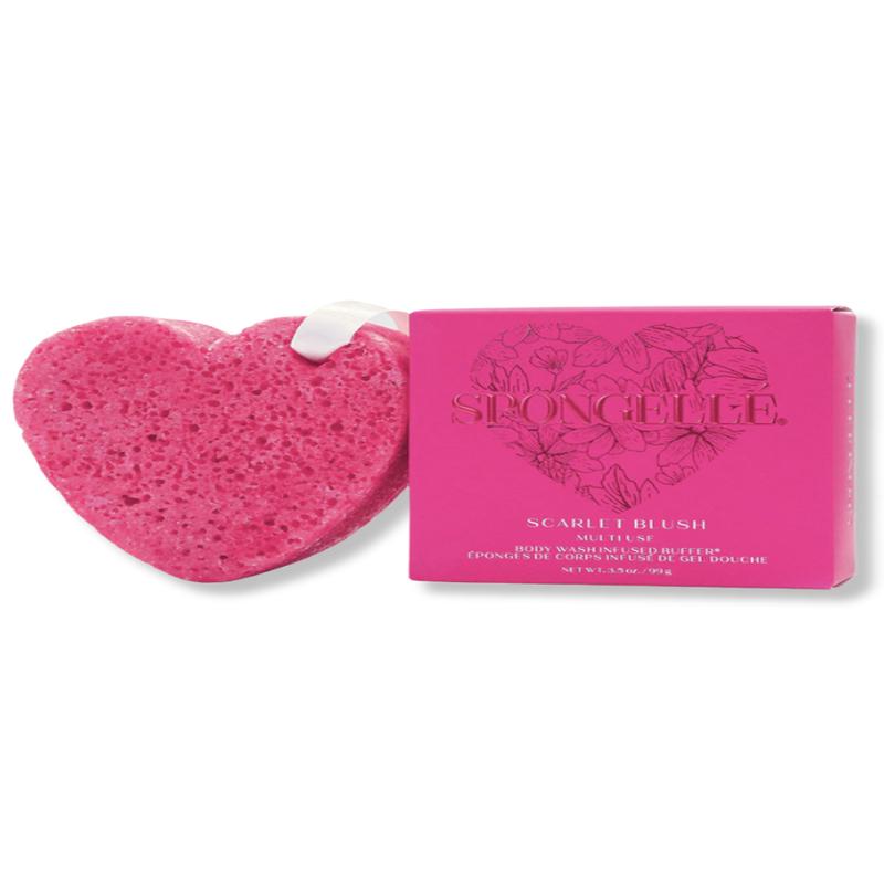 Spongelle Scarlet Blush Valentines Day Heart Buffer *Final Sale*