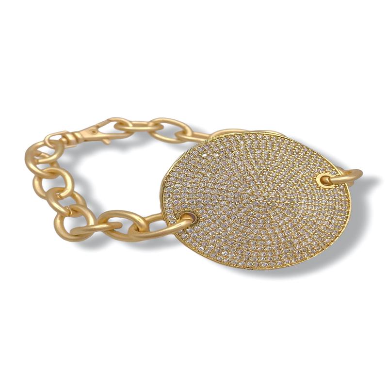 Virtue Caleb Cable Chain Disc Bracelet