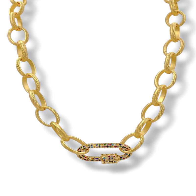 Virtue Erin Carabiner Clasp Necklace
