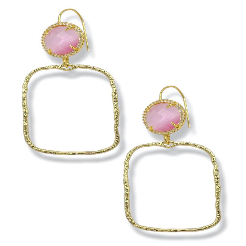 Virtue Jennie Blush CZ Earrings