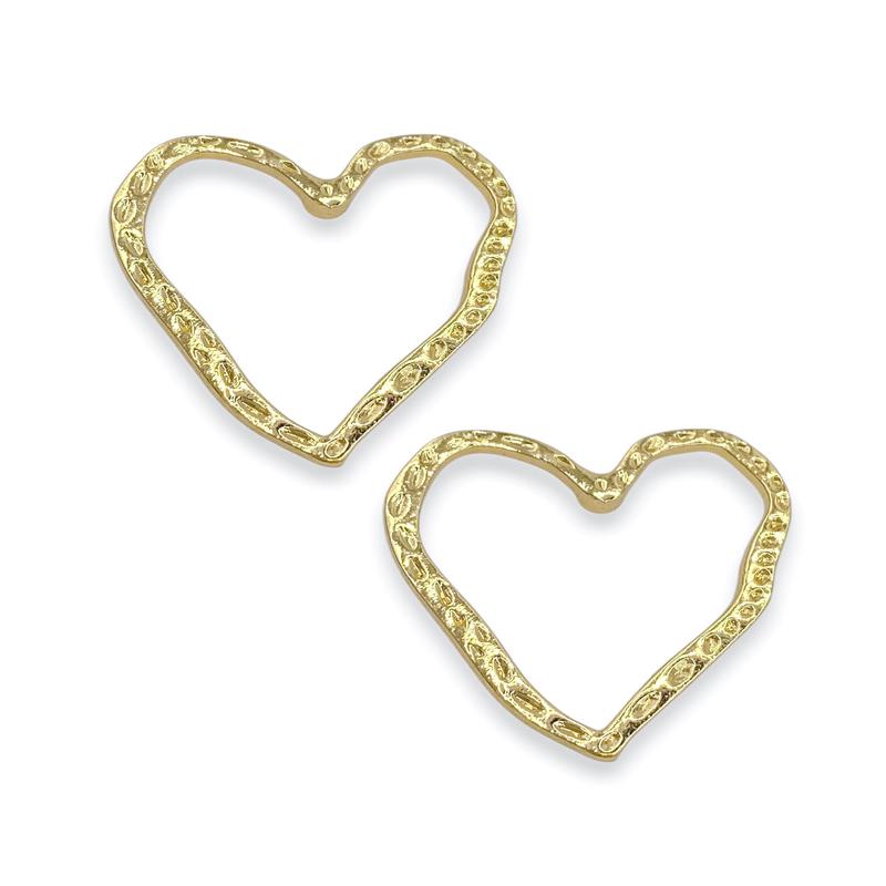 Virtue My Love Heart Stud Earrings