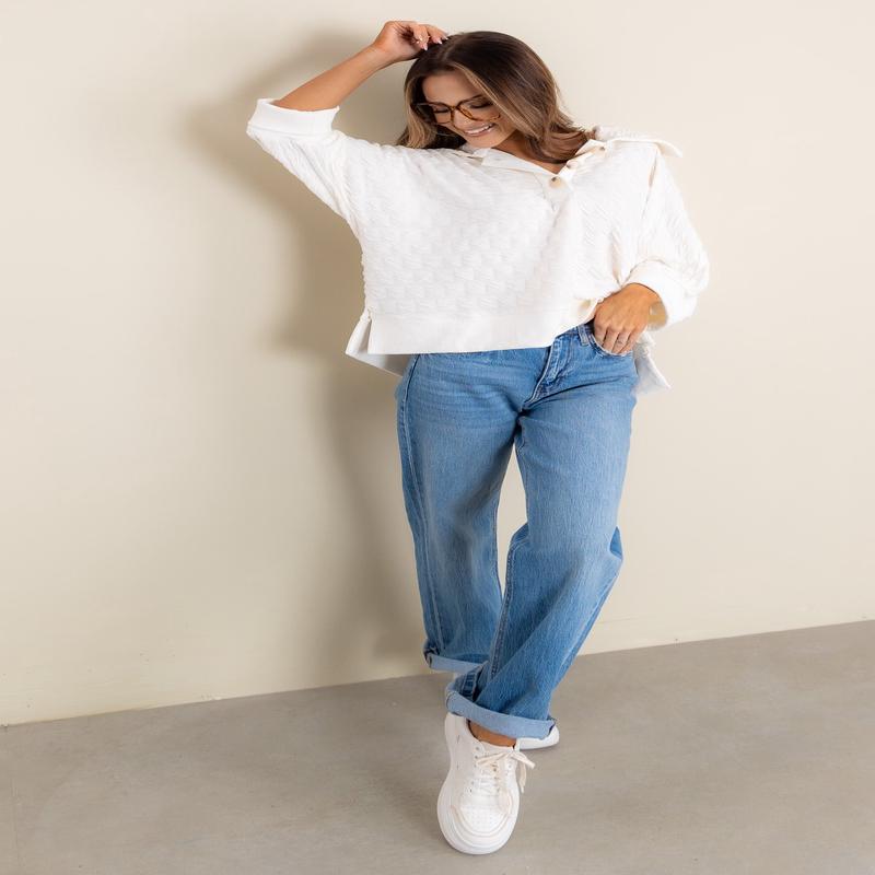 Always First Ivory Long Sleeve Top *Final Sale*