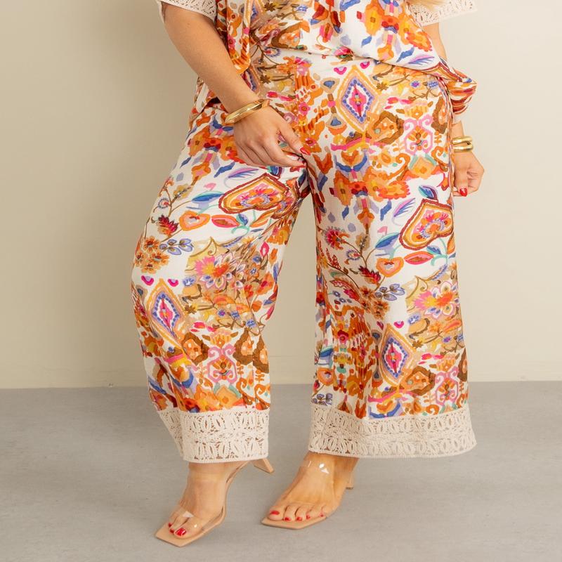 Color Me Happy Printed Pant - FINAL SALE