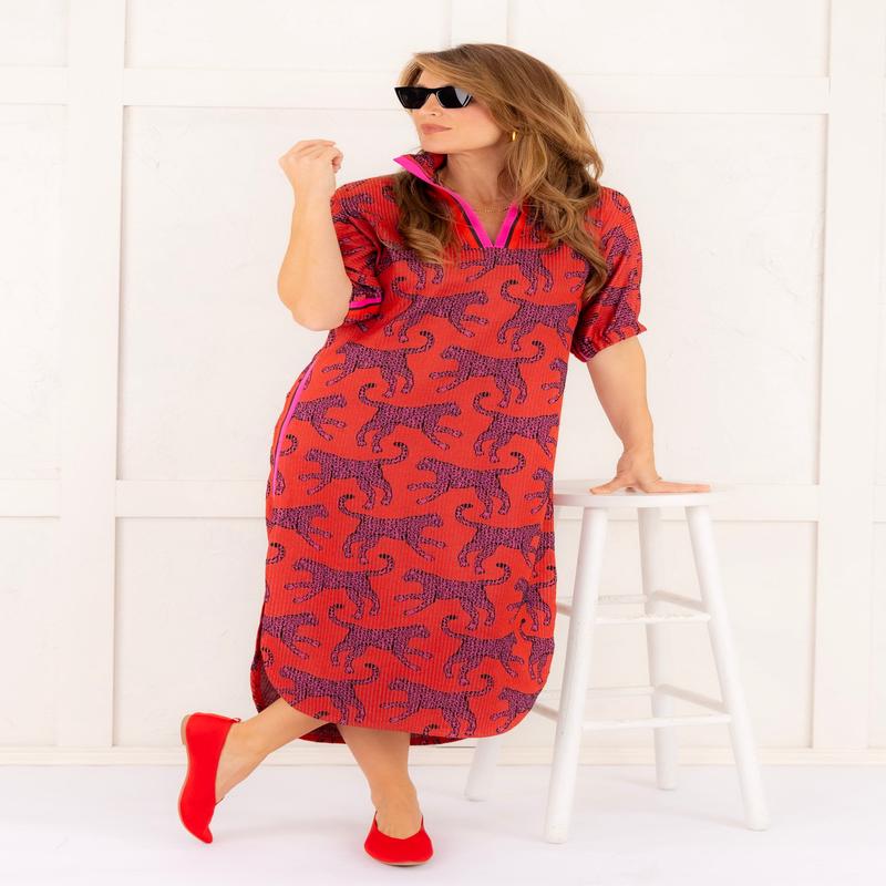 Emily McCarthy Poppy Caftan Short Sleeve Dress *Final Sale*