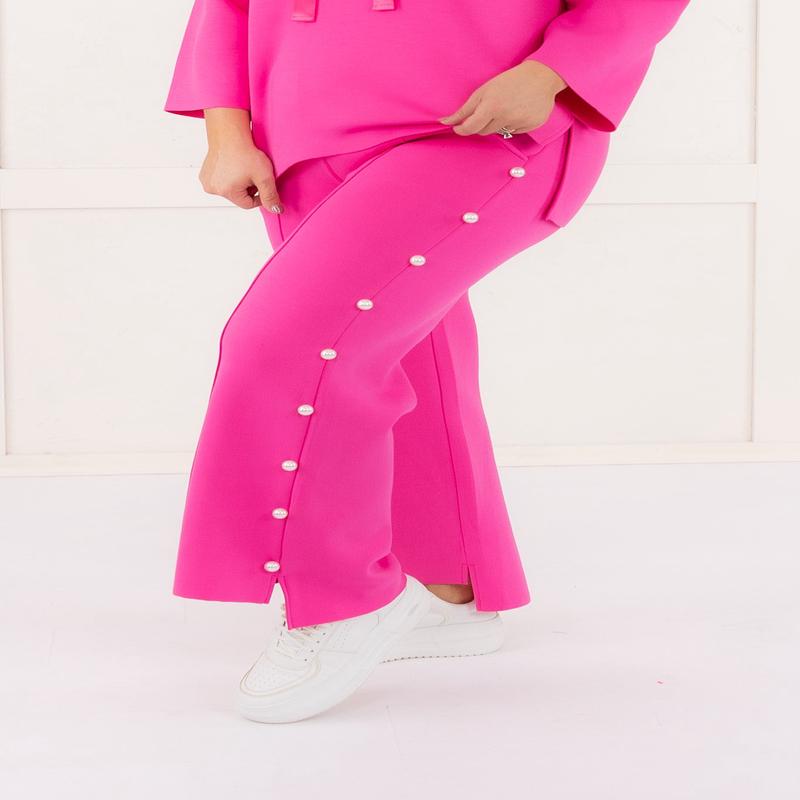 Farrah Pearl Pant - Fuchsia - FINAL SALE