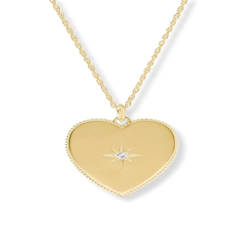 Julie Vos Heart Cubic Zirconia Necklace