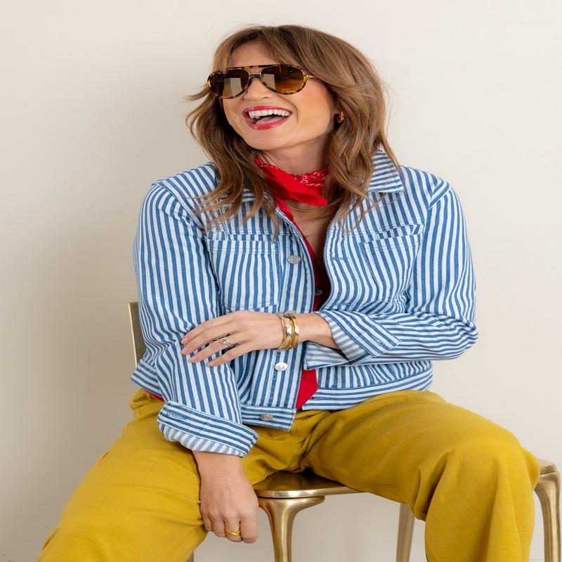 Tribal Seeing Stripes Riviera Long Sleeve Jacket *Final Sale*