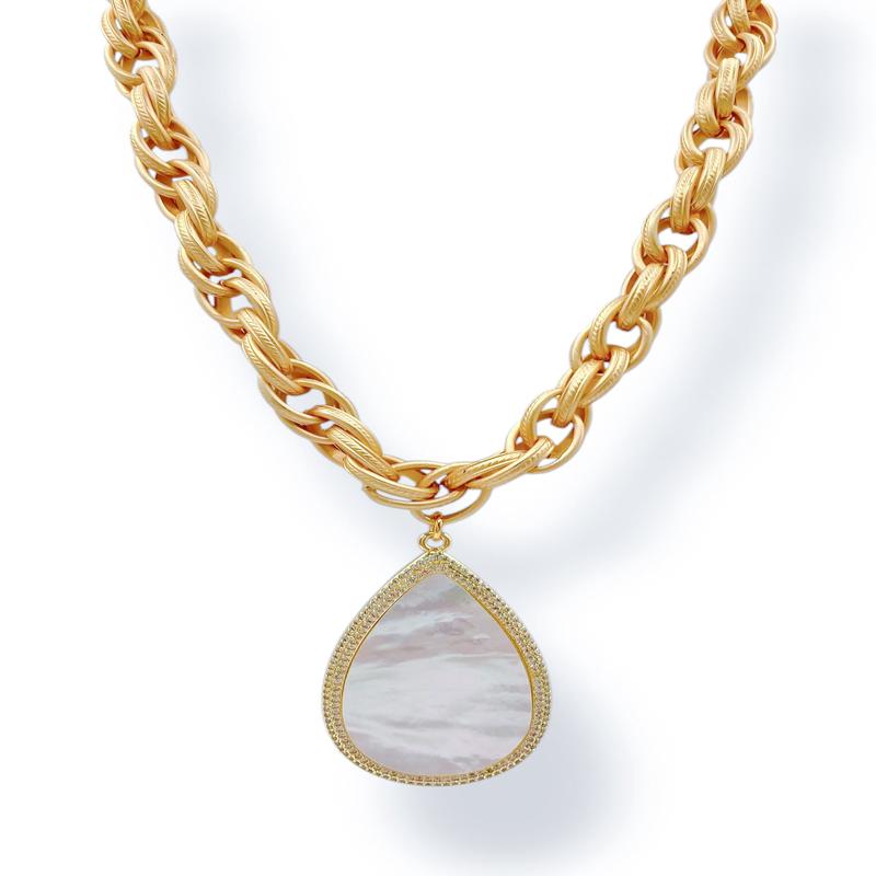 Virtue Keeping Secrets MOP Chain Necklace