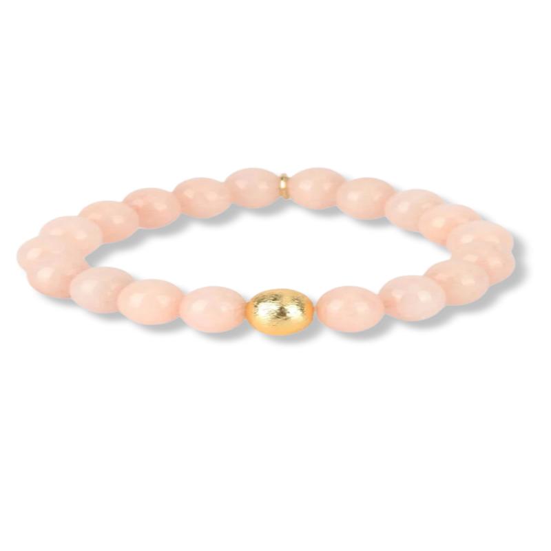 Budhagirl Bianca Blush Beaded Bracelet