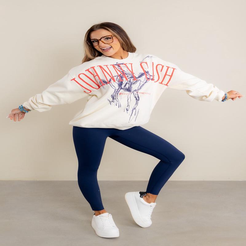 Johnny Cash Wilderness Boyfriend Tee