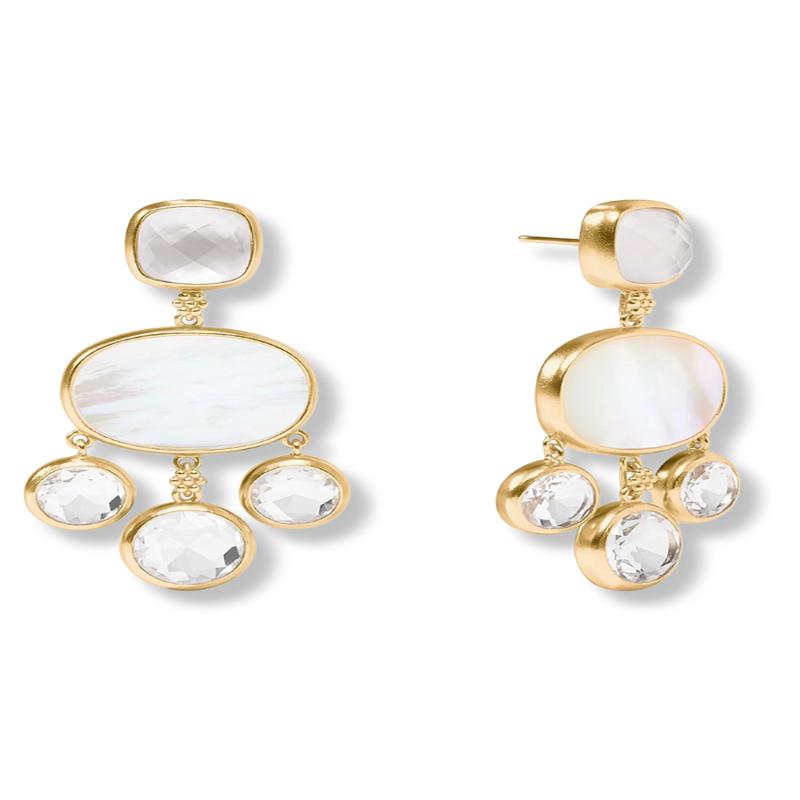 Julie Vos Kaleidoscope Chandelier Earrings