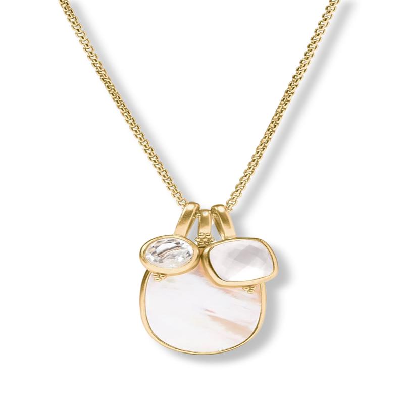 Julie Vos Kaleidoscope Charm Pendant Necklace