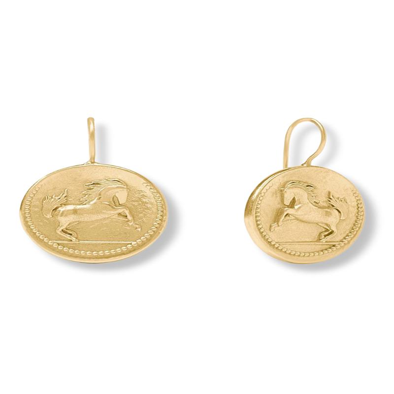 Julie Vos Saratoga Horse Earrings