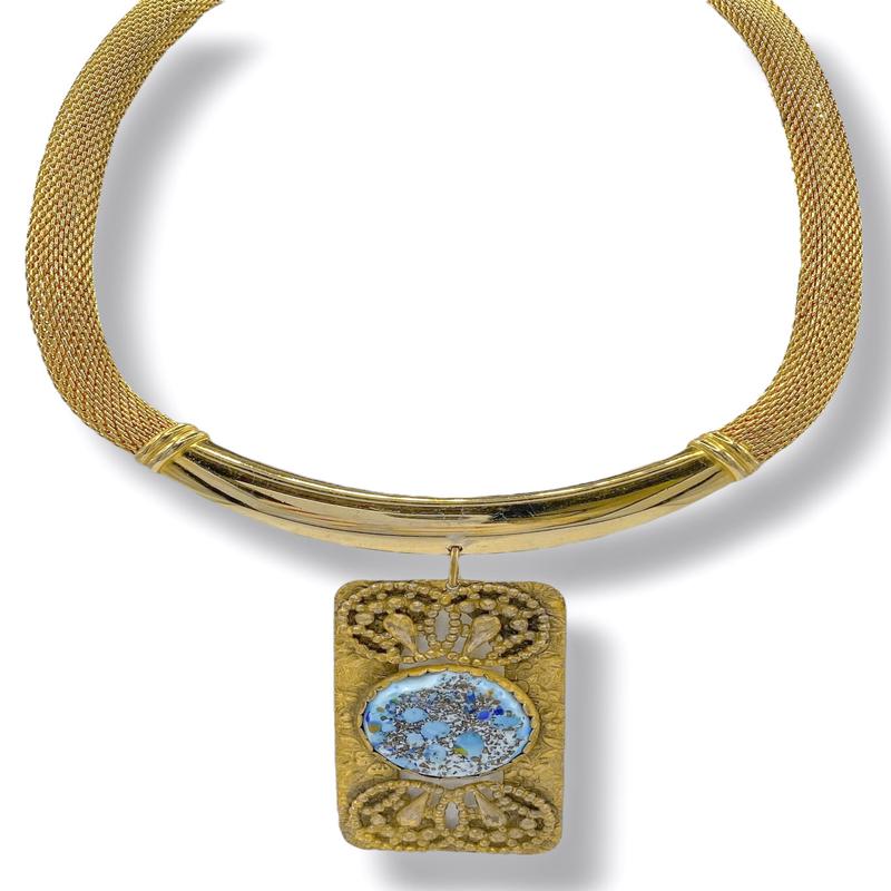 Made In The Deep South 1800s Brooch 1970s Necklace