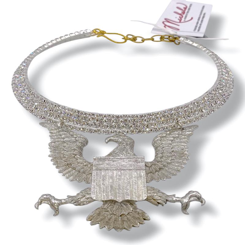 Made In The Deep South 1960s Eagle Brooch 1970s Choker