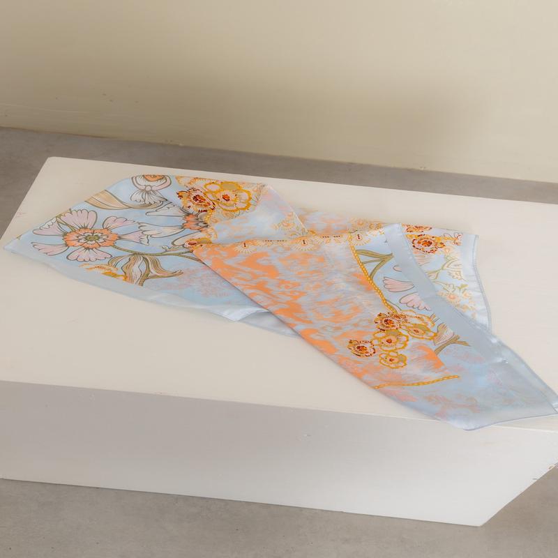 No Mercy Lt. Mint Silky Scarf