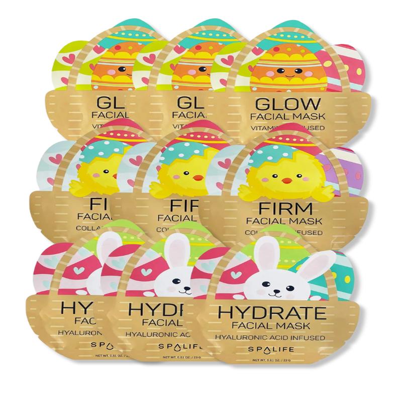 Spring Face Mask Set Of 9 - FINAL SALE