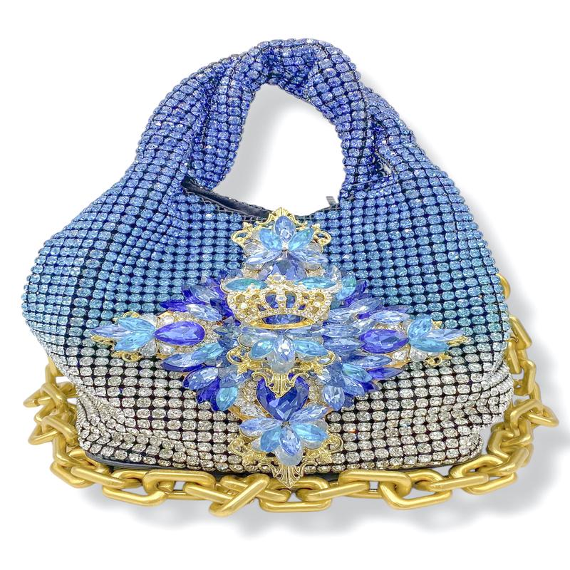 Vintage Crystal Embellished Bag