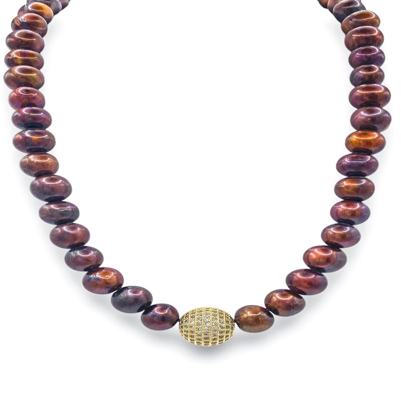 Virtue The Kristen Chocolate Luxe Necklace - FINAL SALE
