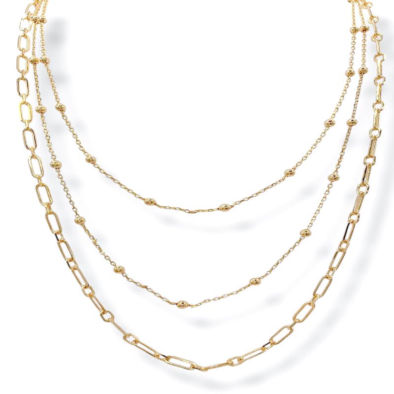 Couldn't Resist Gold Layer Chain Necklace - FINAL SALE