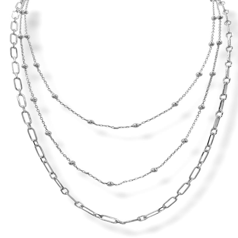 Couldn't Resist Silver Layer Chain Necklace *Final Sale*