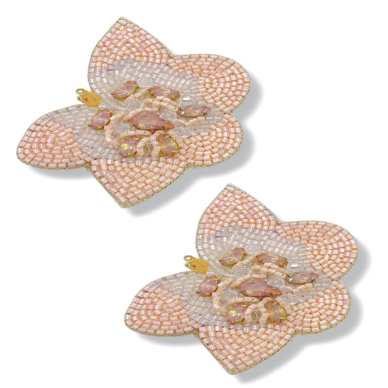 Flora Flower Beaded Earrings