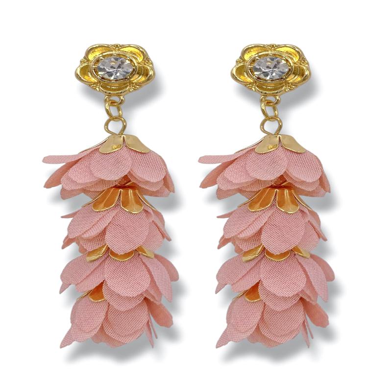 Phoenix Petal Fringe & Flower Earrings *Final Sale*