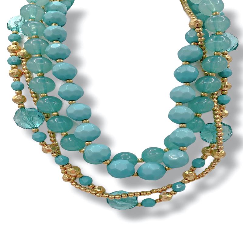 Shape Of You Stone Layered Necklace