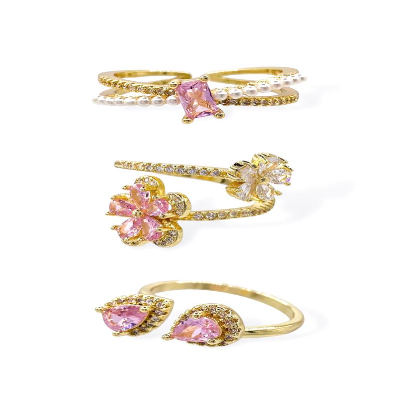Treasure Jewels Aurora Ring Set